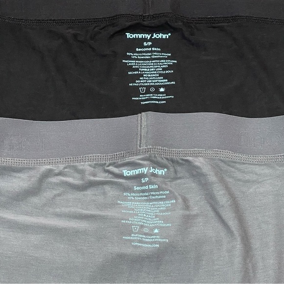 TOMMY JOHN Second Skin 4-Inch Boxer Briefs 2-Pck Assorted Colors - Sz - S (B589) - Picture 5 of 5